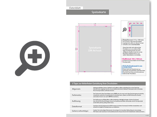 Product Bild speisekarte_mit_2-fach_drahtheftung__endformat_din_a6__20-seitig